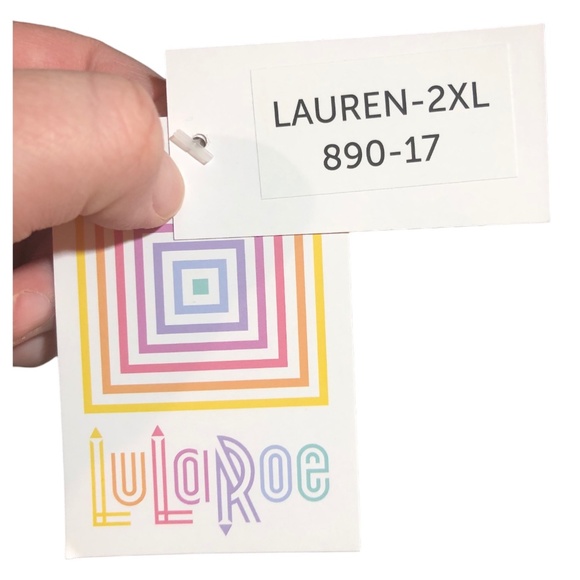 LuLaRoe Lauren Color-Block Sweater Dress 2XL NWT - Picture 4 of 7